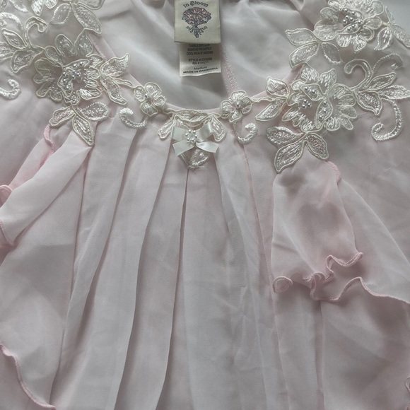 In Bloom Other - Beautiful 2 Piece Pink Babydoll With Thong